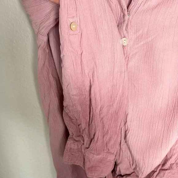 ☀️Beach Lunch Lounge Button Up Top - Picture 3 of 6